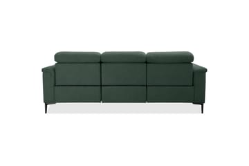 3-sitssoffa Lund Mörkgrön, Belfast tyg, Elektrisk vilstol - Mörkgrön, Belfast tyg, Elektrisk vilstol - Möbler - Soffa - Biosoffa & reclinersoffa