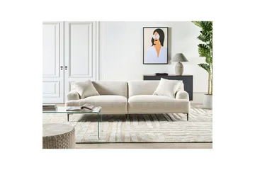 3-sitssoffa Matila Beige, brun - Beige, brun - Möbler - Soffa - 3 sits soffa