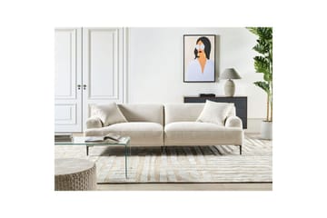 3-sitssoffa Matila Beige, brun - Beige, brun - Möbler - Soffa - 3 sits soffa