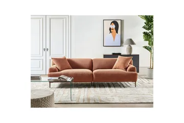3-sitssoffa Matila Brun - Brun - Möbler - Soffa - 3 sits soffa