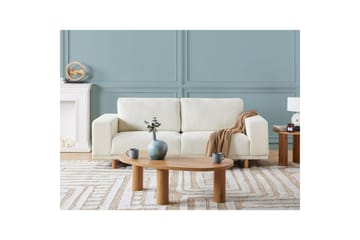 3-sitssoffa Nivala Vit - Vit - Möbler - Soffa - 3 sits soffa