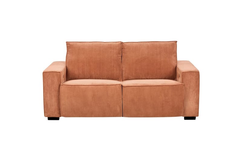 3-sitssoffa Nukari Orange, Svart - Orange - Möbler - Soffa - Biosoffa & reclinersoffa