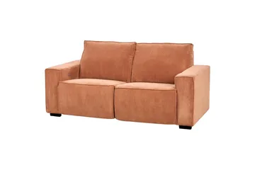 3-sitssoffa Nukari Orange, Svart - Orange - Möbler - Soffa - Biosoffa & reclinersoffa