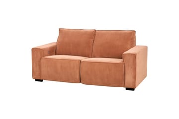 3-sitssoffa Nukari Orange, Svart - Orange - Möbler - Soffa - Biosoffa & reclinersoffa