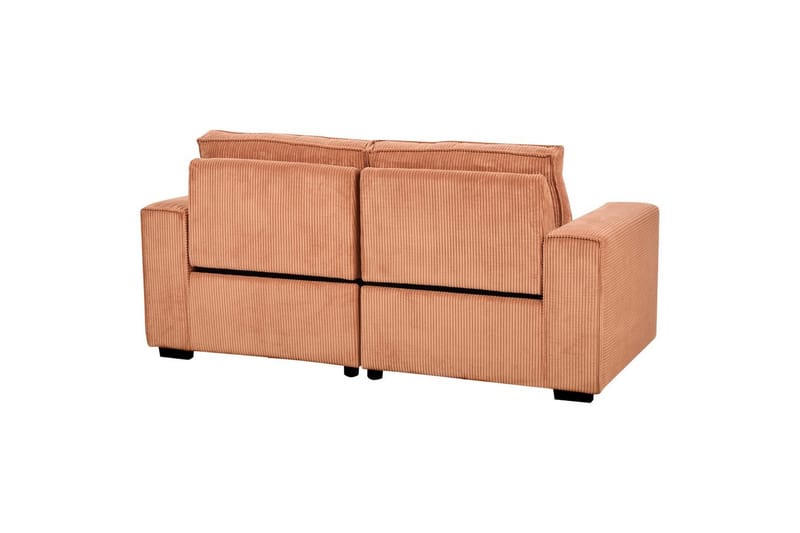 3-sitssoffa Nukari Orange, Svart - Orange - Möbler - Soffa - Biosoffa & reclinersoffa
