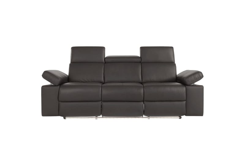 3-sitssoffa Rayland Brun, PU, Elektrisk vilstol - Brun, PU, Elektrisk vilstol - Möbler - Soffa - Biosoffa & reclinersoffa