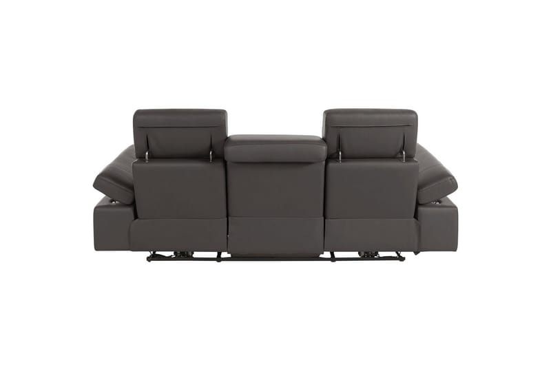 3-sitssoffa Rayland Brun, PU, Elektrisk vilstol - Brun, PU, Elektrisk vilstol - Möbler - Soffa - Biosoffa & reclinersoffa