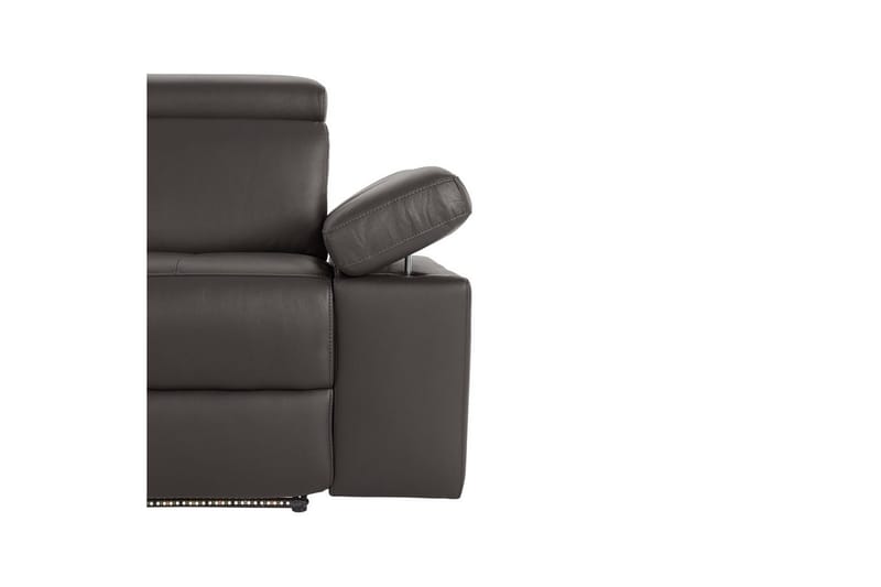 3-sitssoffa Rayland Brun, PU, Elektrisk vilstol - Brun, PU, Elektrisk vilstol - Möbler - Soffa - Biosoffa & reclinersoffa