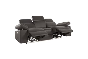 3-sitssoffa Rayland Brun, PU, Elektrisk vilstol - Brun, PU, Elektrisk vilstol - Möbler - Soffa - Biosoffa & reclinersoffa