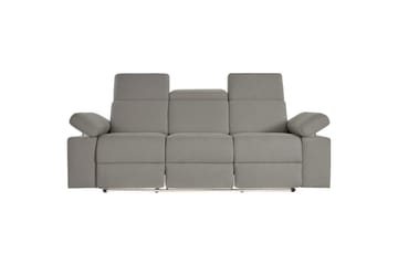 3-sitssoffa Rayland Grå, Sunday tyg, Elektrisk vilstol - Grå, Sunday tyg, Elektrisk vilstol - Möbler - Soffa - Biosoffa & reclinersoffa