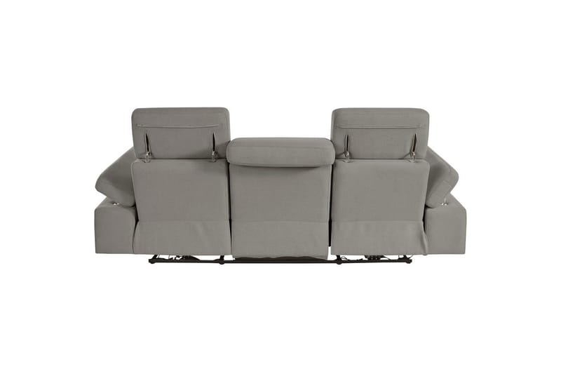 3-sitssoffa Rayland Grå, Sunday tyg, Elektrisk vilstol - Grå, Sunday tyg, Elektrisk vilstol - Möbler - Soffa - Biosoffa & reclinersoffa
