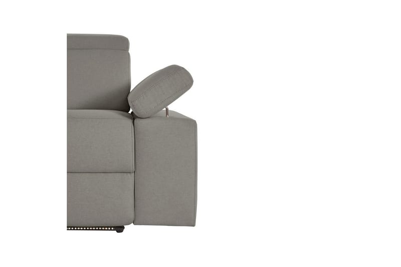 3-sitssoffa Rayland Grå, Sunday tyg, Elektrisk vilstol - Grå, Sunday tyg, Elektrisk vilstol - Möbler - Soffa - Biosoffa & reclinersoffa