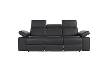 3-sitssoffa Rayland Svart, PU, Elektrisk vilstol - Svart, PU, Elektrisk vilstol - Möbler - Soffa - Biosoffa & reclinersoffa