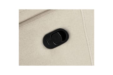 3-sitssoffa Rayland Vit, Sunday tyg, Elektrisk vilstol - Vit, Sunday tyg, Elektrisk vilstol - Möbler - Soffa - Biosoffa & reclinersoffa