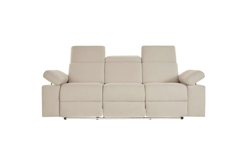 3-sitssoffa Rayland Vit, Sunday tyg, Elektrisk vilstol - Vit, Sunday tyg, Elektrisk vilstol - Möbler - Soffa - Biosoffa & reclinersoffa