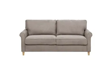 3-sitssoffa Ronneby Brunt, ljust trä - Brunt, ljust trä - Möbler - Soffa - 3 sits soffa