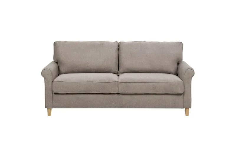 3-sitssoffa Ronneby Brunt, ljust trä, Brunt, ljust trä