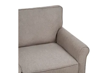 3-sitssoffa Ronneby Brunt, ljust trä - Brunt, ljust trä - Möbler - Soffa - 3 sits soffa