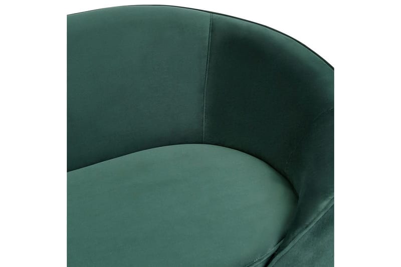 3-sitssoffa Savar Grön, guld - Grön, guld - Möbler - Soffa - Sammetssoffa