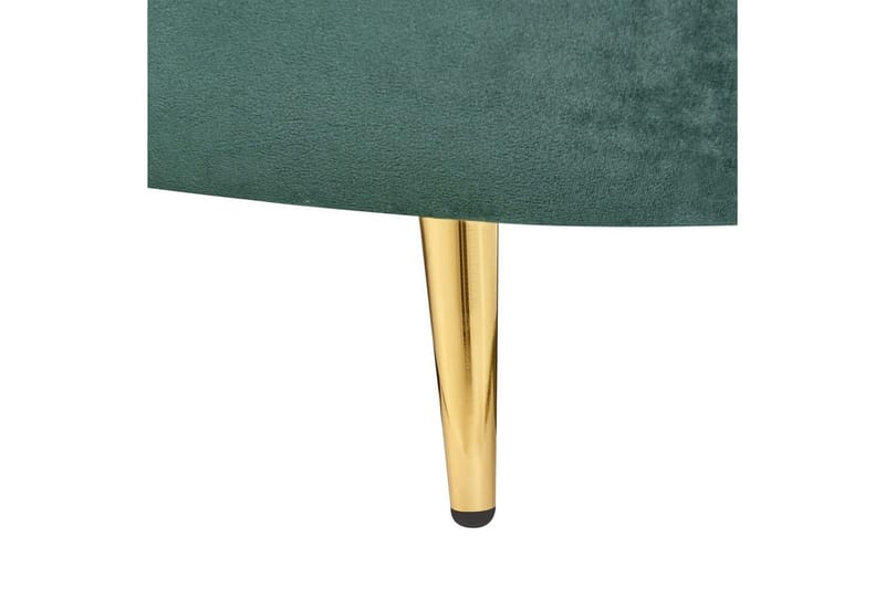 3-sitssoffa Savar Grön, guld - Grön, guld - Möbler - Soffa - Sammetssoffa