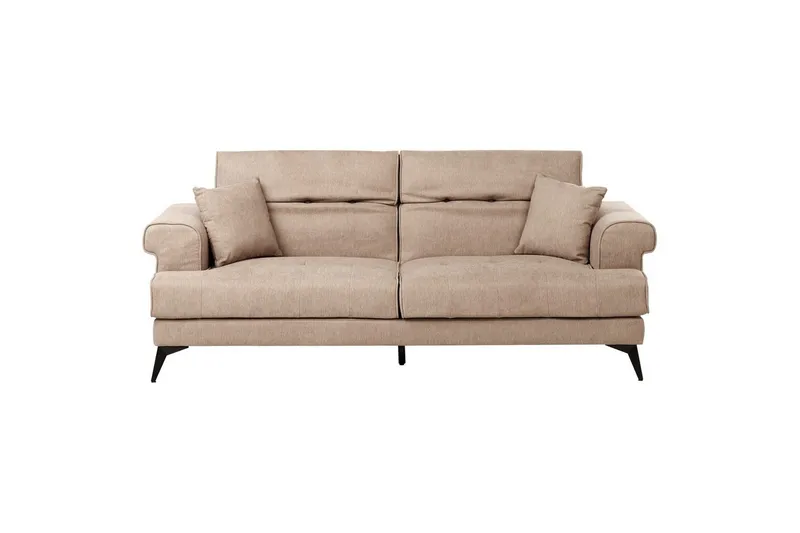 3-sitssoffa Skive Brun, Svart, Beige