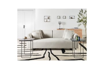 3-sitssoffa Sokna Beige, svart - Beige, svart - Möbler - Soffa - 3 sits soffa