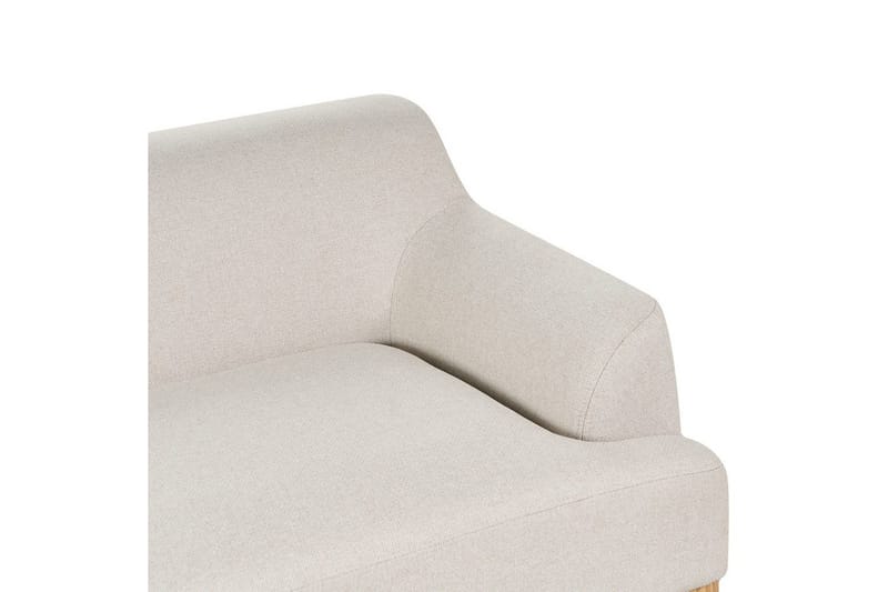 3-sitssoffa Sosjo Beige, ljust trä - Beige, ljust tr ä - Möbler - Soffa - 3 sits soffa