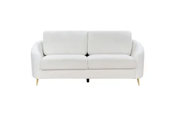 3-sitssoffa Trosa Vitt, guld - Vitt, guld - Möbler - Soffa - 3 sits soffa