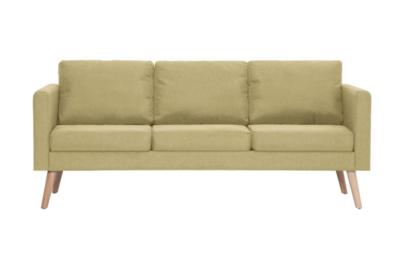 3-sitssoffa tyg grön - 3 sits soffa