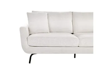 3-sitssoffa Vesala Vit, Svart - Vit - Möbler - Soffa - 3 sits soffa