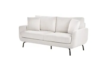 3-sitssoffa Vesala Vit, Svart - Vit - Möbler - Soffa - 3 sits soffa