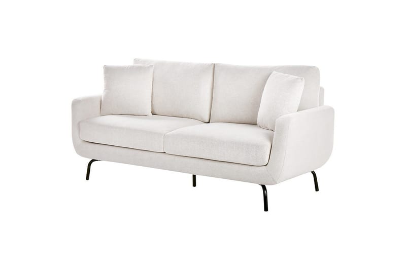 3-sitssoffa Vesala Vit, Svart - Vit - Möbler - Soffa - 3 sits soffa