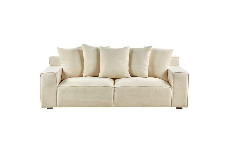 3-sitssoffa Viskan Beige, Manchestertyg - Beige, Manchestertyg - Möbler - Soffa - 3 sits soffa