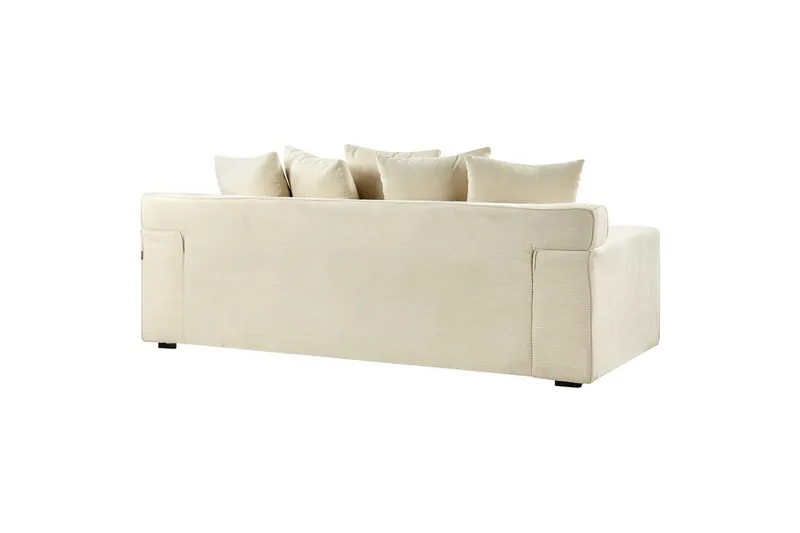 3-sitssoffa Viskan Beige, Manchestertyg - Beige, Manchestertyg - Möbler - Soffa - 3 sits soffa