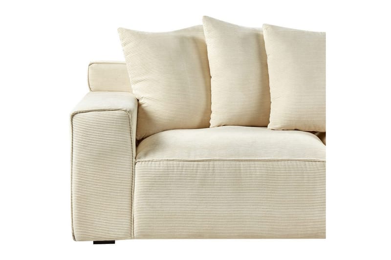 3-sitssoffa Viskan Beige, Manchestertyg - Beige, Manchestertyg - Möbler - Soffa - 3 sits soffa