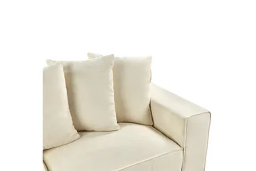 3-sitssoffa Viskan Beige, Manchestertyg - Beige, Manchestertyg - Möbler - Soffa - 3 sits soffa