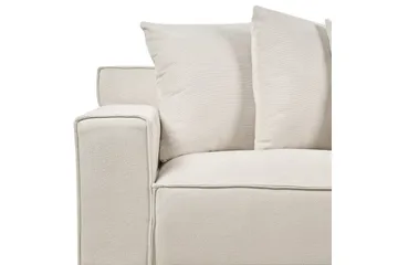 3-sitssoffa Viskan Vit, Chenille - Vit, Chenille - Möbler - Soffa - 3 sits soffa