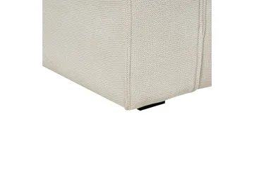 3-sitssoffa Viskan Vit, Chenille - Vit, Chenille - Möbler - Soffa - 3 sits soffa