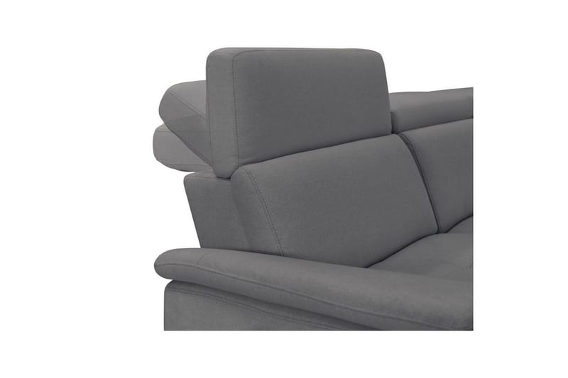 3-sitssoffa Pareli Grå, Sunday tyg, Manuell vilstol - Grå, Sunday tyg, Manuell vilstol - Möbler - Soffa - Biosoffa & reclinersoffa