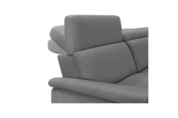 3-sitssoffa Pareli Grå, Sunday tyg, Elektrisk vilstol - Grå, Sunday tyg, Elektrisk vilstol - Möbler - Soffa - Biosoffa & reclinersoffa