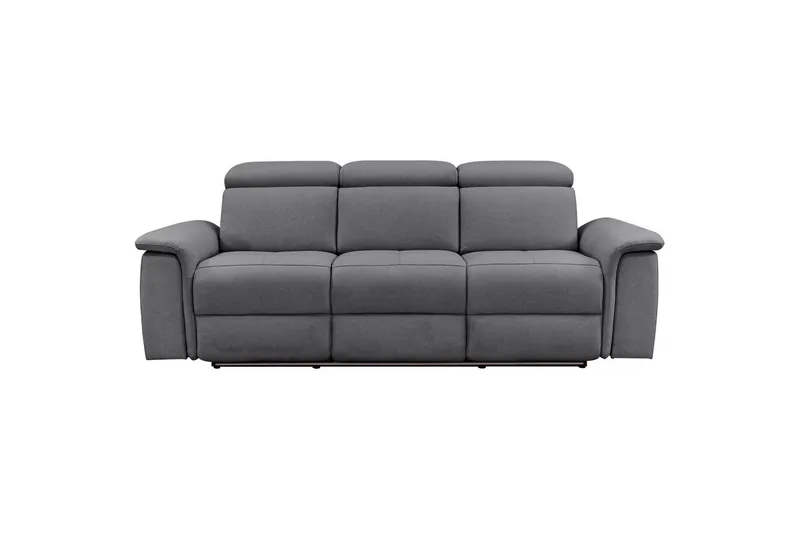 3-sitssoffa Pareli Grå, Sunday tyg, Elektrisk vilstol - Grå, Sunday tyg, Elektrisk vilstol - Möbler - Soffa - Biosoffa & reclinersoffa