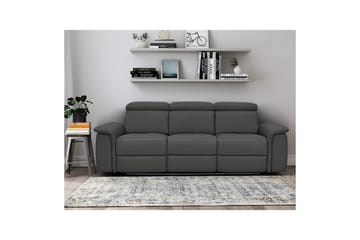 3-sitssoffa Pareli Svart, PU, Elektrisk vilstol - Svart, PU, Elektrisk vilstol - Möbler - Soffa - Biosoffa & reclinersoffa