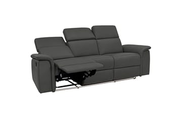 3-sitssoffa Pareli Svart, PU, Elektrisk vilstol - Svart, PU, Elektrisk vilstol - Möbler - Soffa - Biosoffa & reclinersoffa
