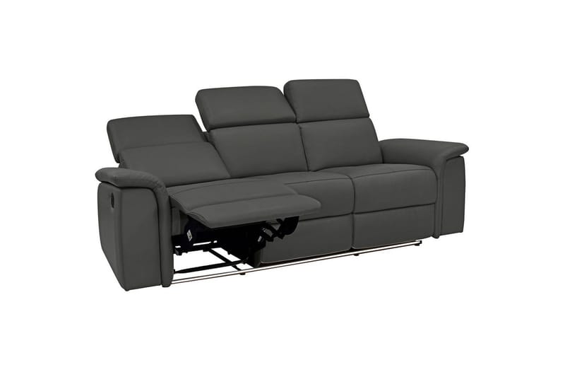 3-sitssoffa Pareli Svart, PU, Elektrisk vilstol - Svart, PU, Elektrisk vilstol - Möbler - Soffa - Biosoffa & reclinersoffa