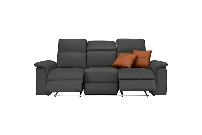 3-sitssoffa Pareli Svart, PU, Elektrisk vilstol - Svart, PU, Elektrisk vilstol - Möbler - Soffa - Biosoffa & reclinersoffa