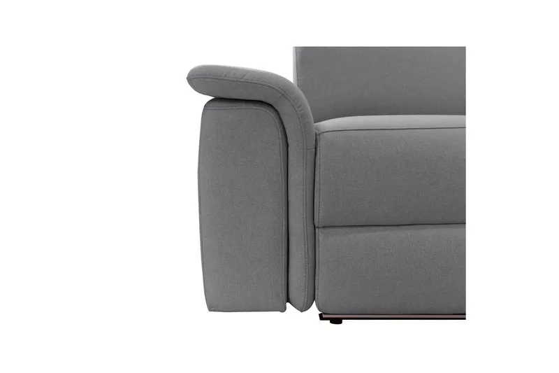 3-sitssoffa Pareli Grå, Sunday tyg, Elektrisk vilstol - Grå, Sunday tyg, Elektrisk vilstol - Möbler - Soffa - Biosoffa & reclinersoffa