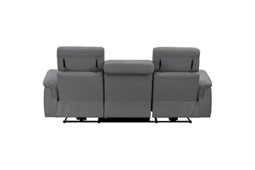 3-sitssoffa Pareli Grå, Sunday tyg, Elektrisk vilstol - Grå, Sunday tyg, Elektrisk vilstol - Möbler - Soffa - Biosoffa & reclinersoffa