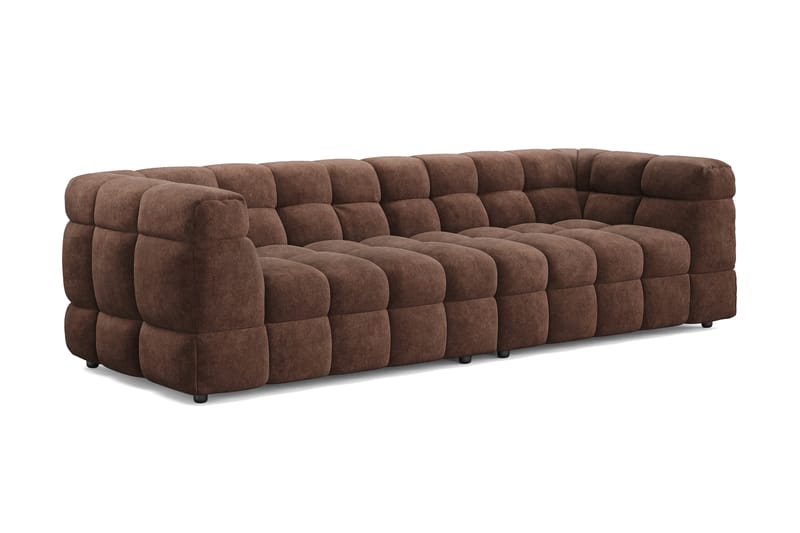 4-sits Bubblig Soffa Elise - Brun - Möbler - Soffa - 4 sits soffa