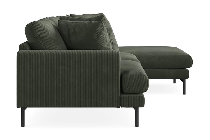 4-sits Divansoffa Armunia - Mörkgrön - 4 sits soffa med divan - Divansoffa & schäslongsoffa