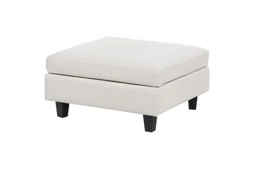 4-sits Hörnsoffa med fotpall Unstad Beige/svart - Beige/svart - Möbler - Soffa - Hörnsoffa